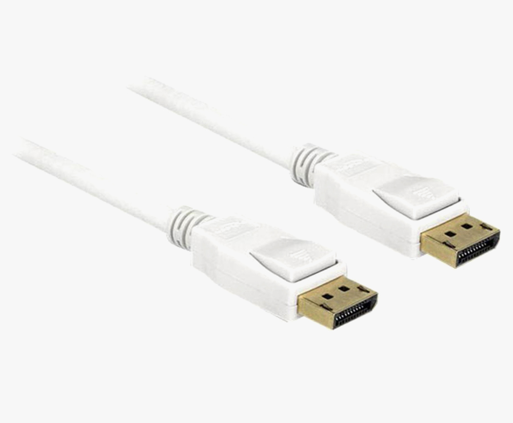 DisplayPort Kabel 1,8 Meter weiß